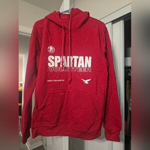 Spartan Volunteer Red Fleece Hoodie